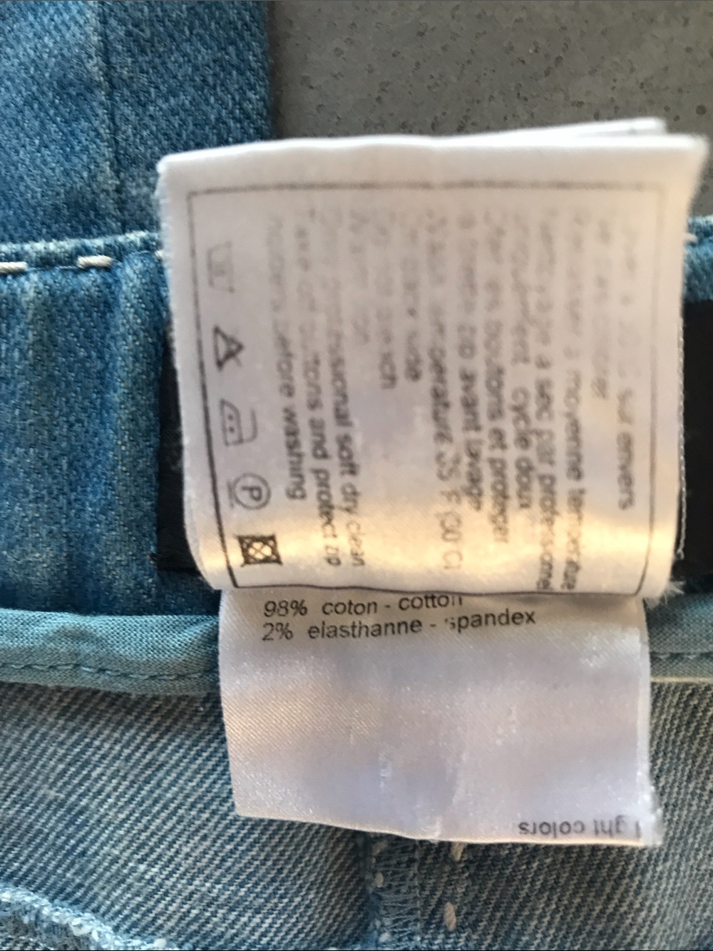 CHANEL Light Wash Wide Leg Jeans — Pale Blue Denim - Picture 14 of 16